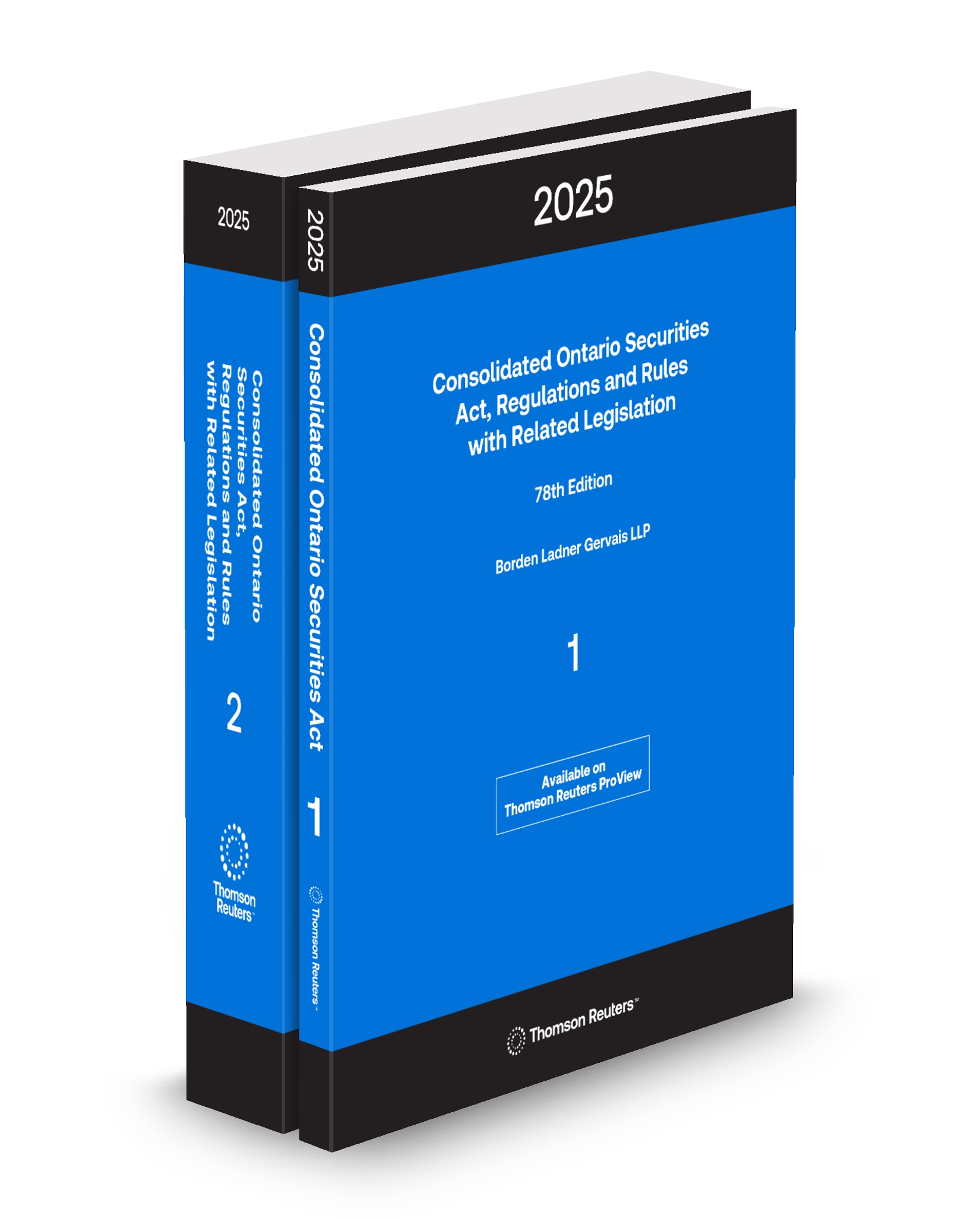 Consolidated Ontario Securities Act Regulations and Rules 2025 78th - New Edition