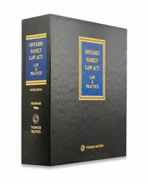 Ontario Family Law Act Manual, 2nd Edition