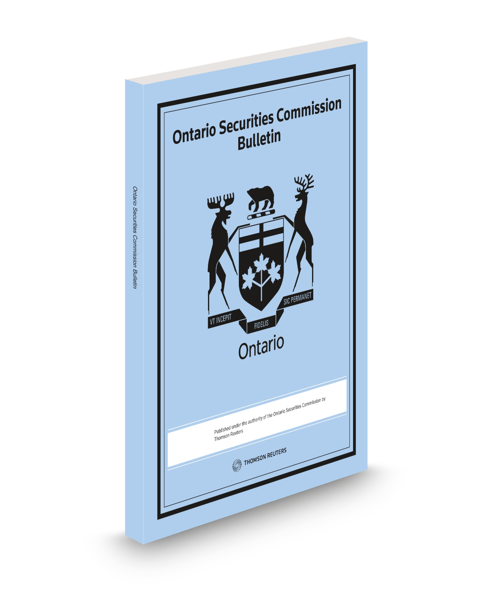 cover of Ontario Securities Commission Bulletin