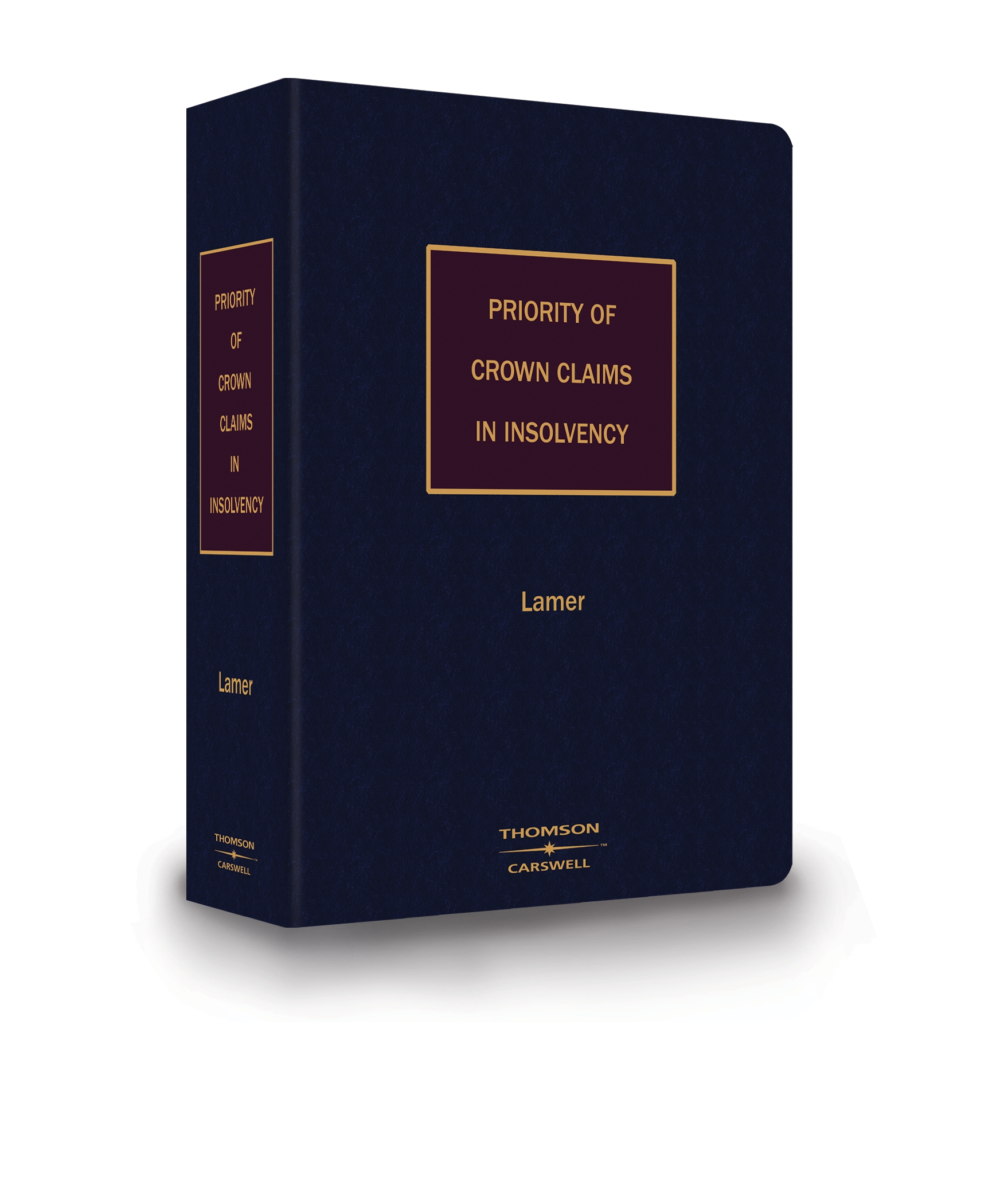 Image of Priority of Crown Claims in Insolvency, Binder/looseleaf