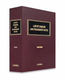 Law of Cheques and Promissory Notes