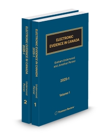 Electronic Evidence in Canada