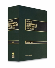 Ontario Environmental Protection Act Annotated