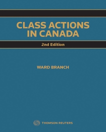 Class Actions in Canada, 2nd Edition