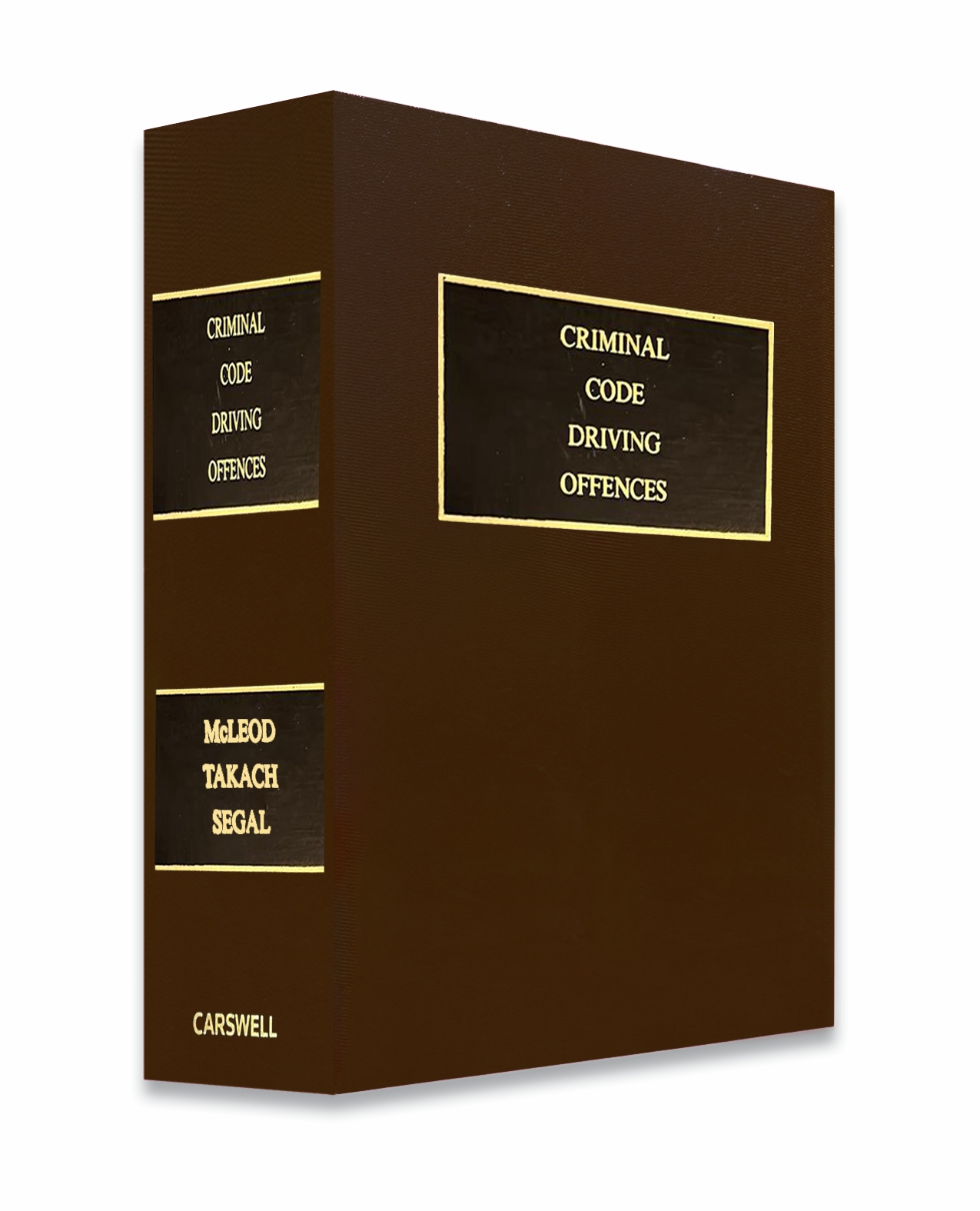 cover of Criminal Code Driving Offences: A Companion Text for Breathalyzer Law in Canada