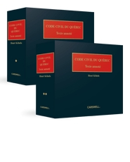 Couverture Code civil du Quebec - Texte annote