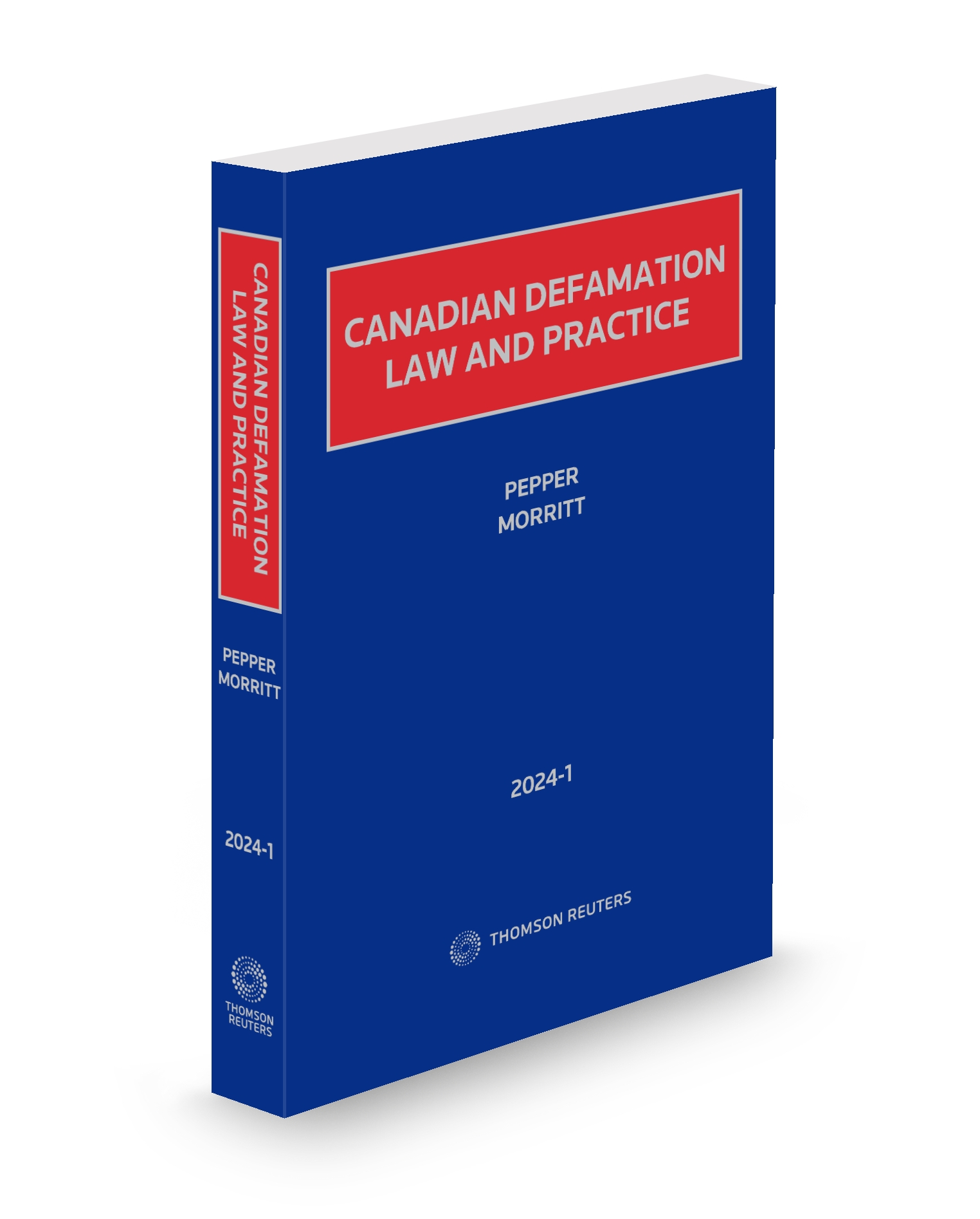 Pepper Cover 2024 Canadian Defamation Law and Practice