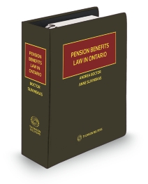 Pension Benefits Law in Ontario