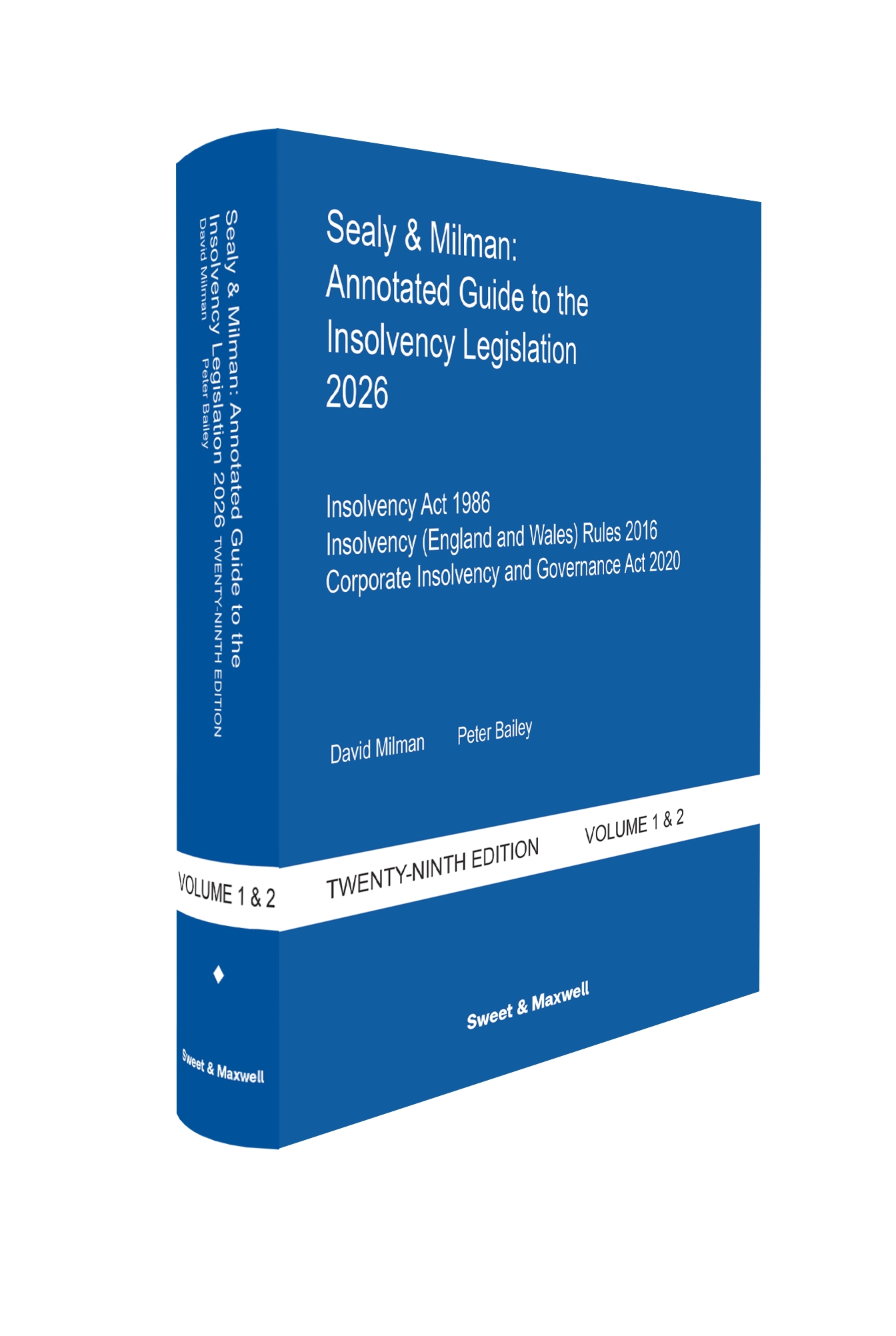 cover of Sealy & Milman: Annotated Guide to the Insolvency Legislation 2026, Print service