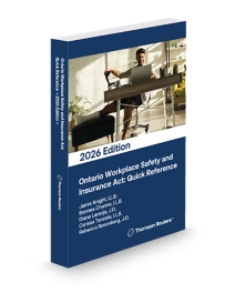 Ontario Workplace Safety and Insurance Act: Quick Reference, 2026 Edition