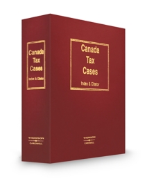 Canada Tax Cases