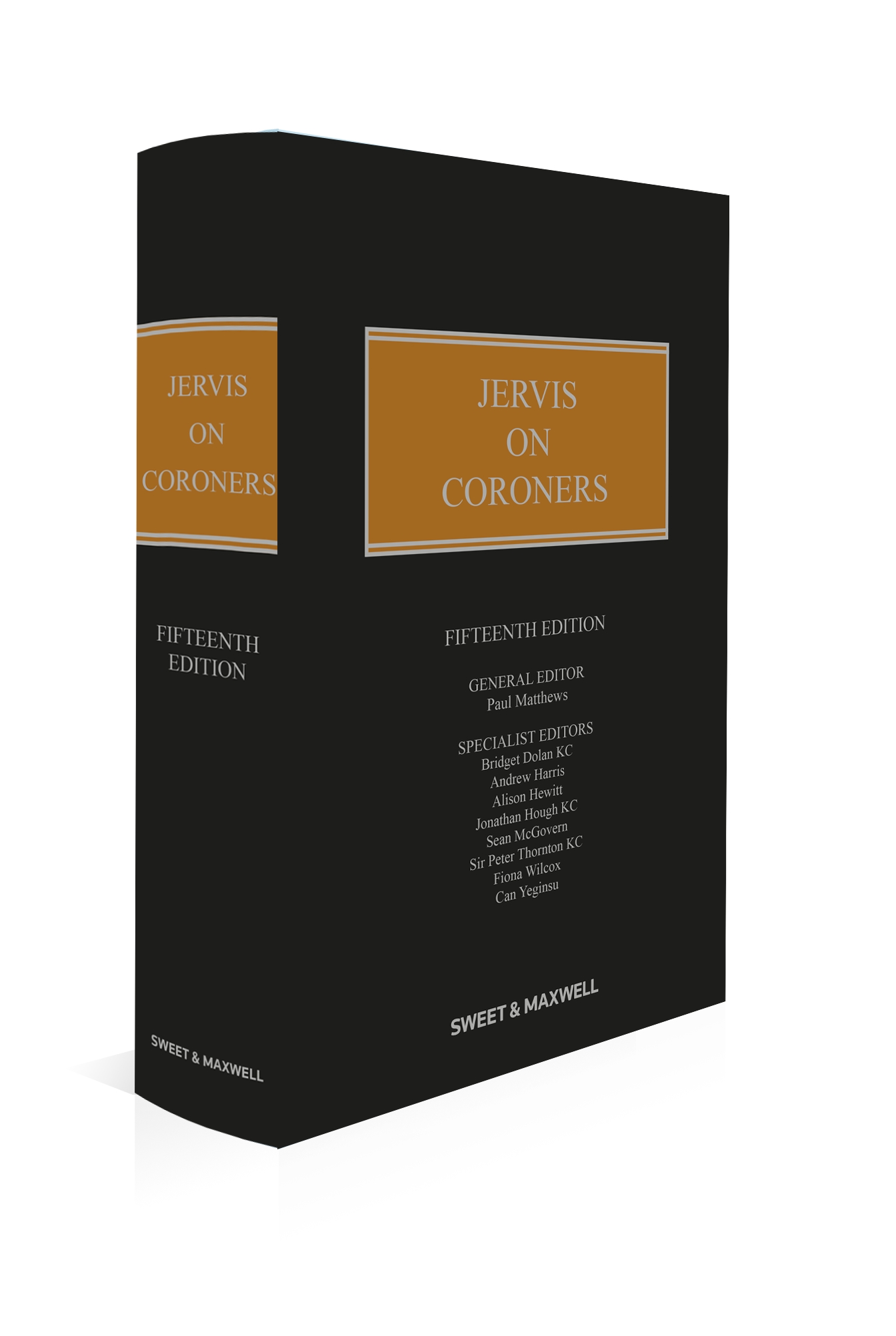 Cover of Jervis on Coroners, 15th Edition