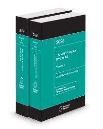 The 2026 Annotated Divorce Act