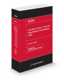 Conduct of Lien, Trust and Adjudication Proceedings, 2025 Edition