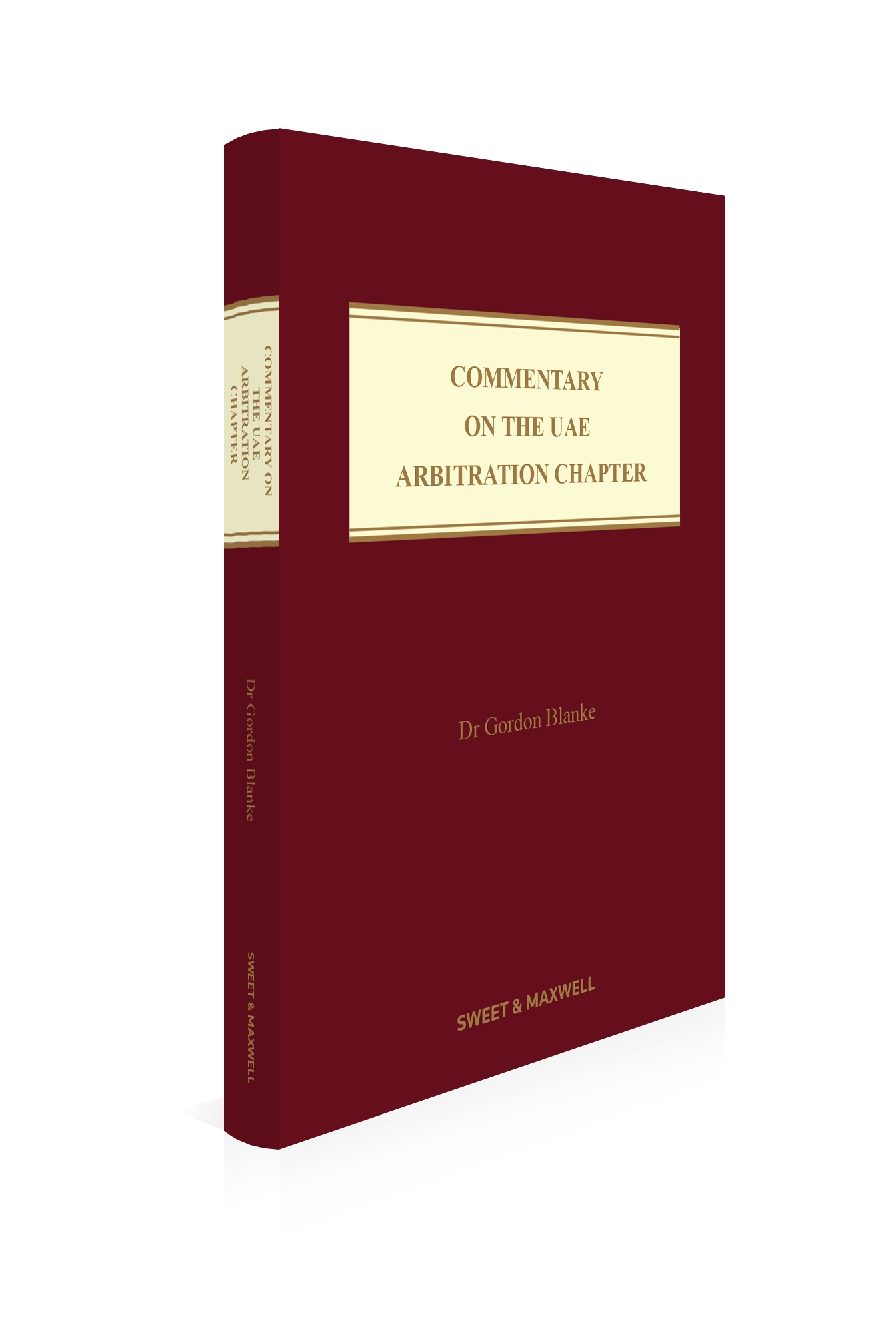 Cover of Blanke on UAE Arbitration Legislation and Rules, 7th Edition