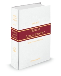 Ontario Annual Practice, 2025-2026 Edition