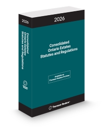 Consolidated Ontario Estates Statutes and Regulations 2026 Edition