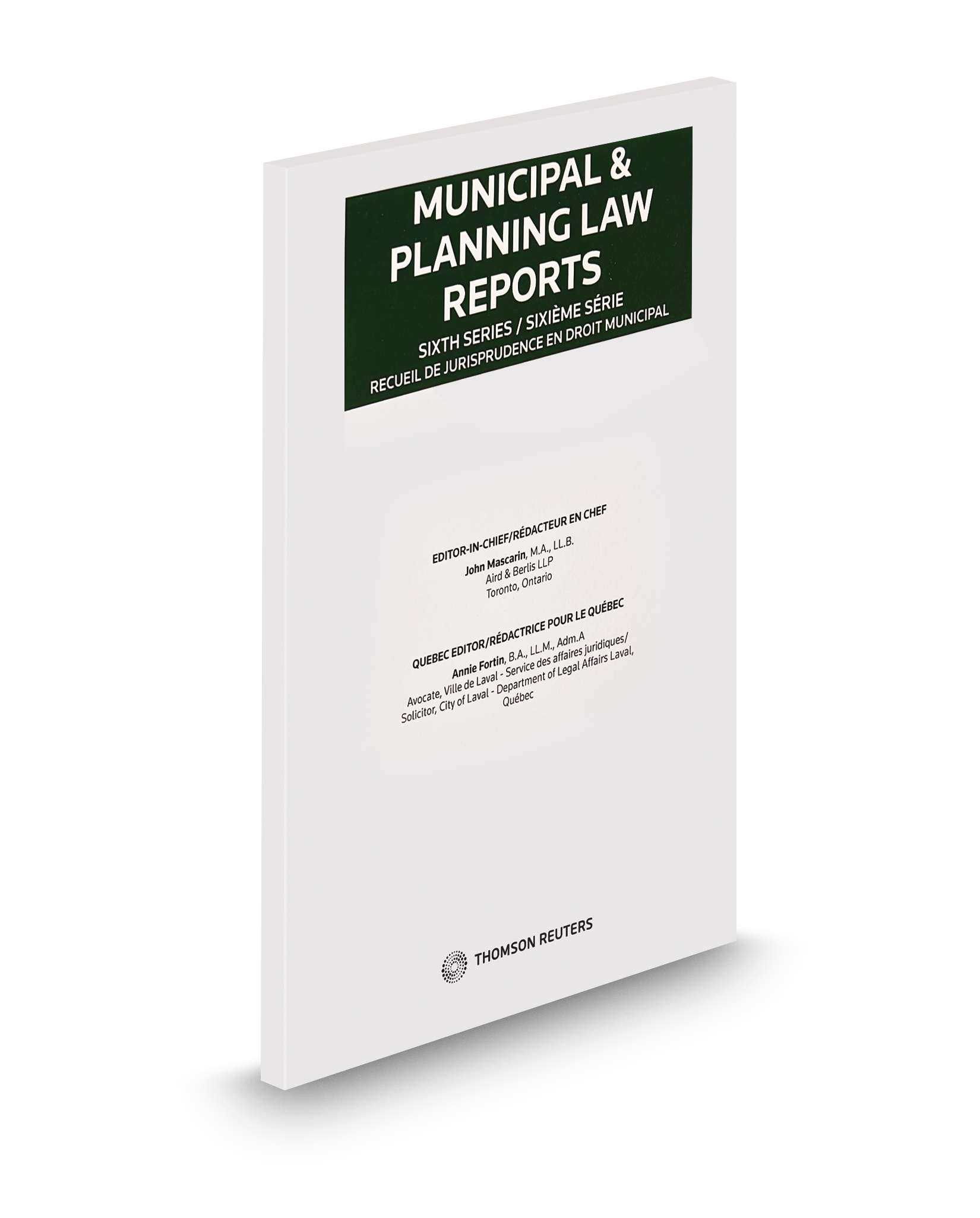 Cover of Municipal and Planning Law Reports, 5th Series/Recueil de jurisprudence en droit municipal, 5e série