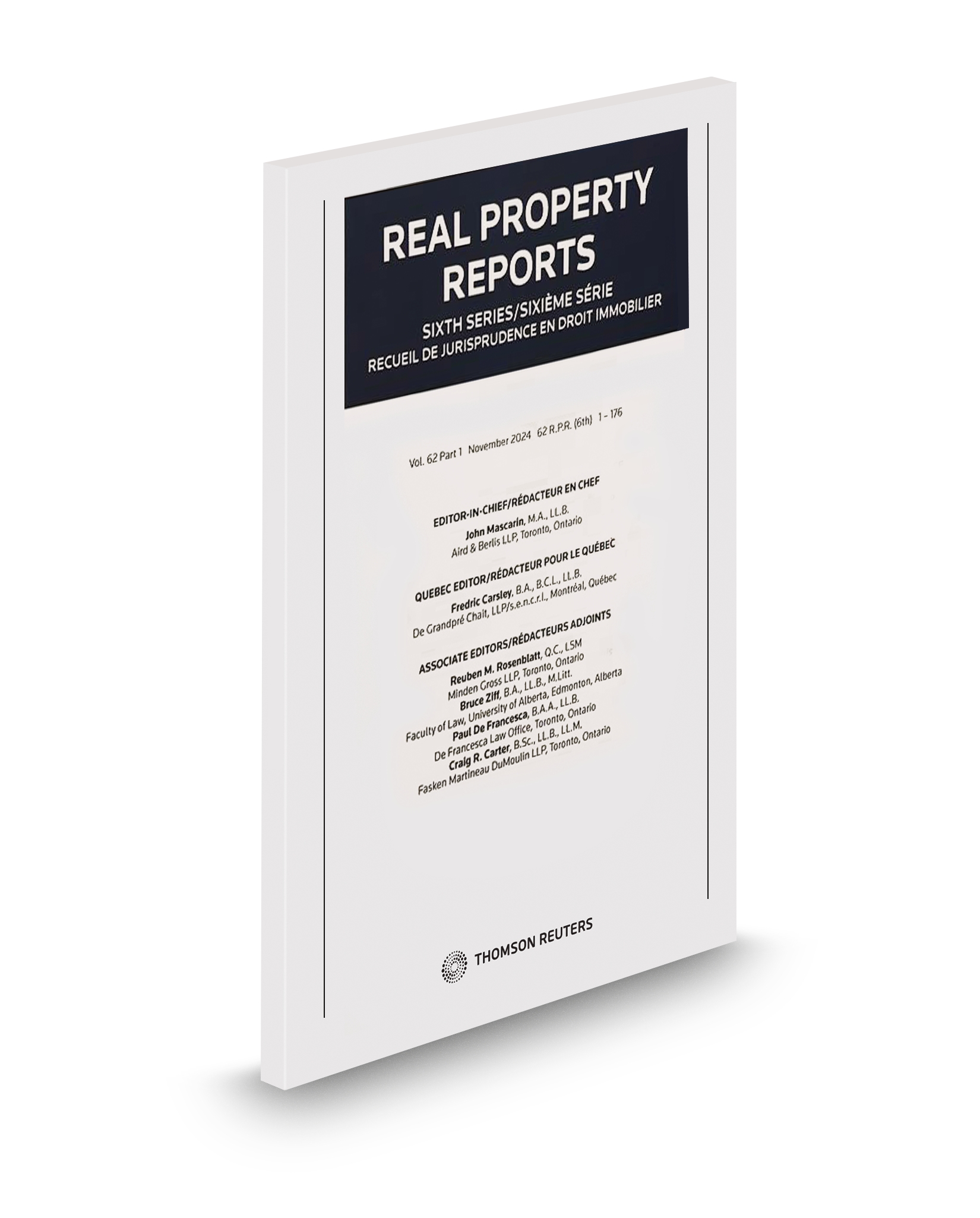 Cover of Real Property Reports, 5th series, Book - Multiple format