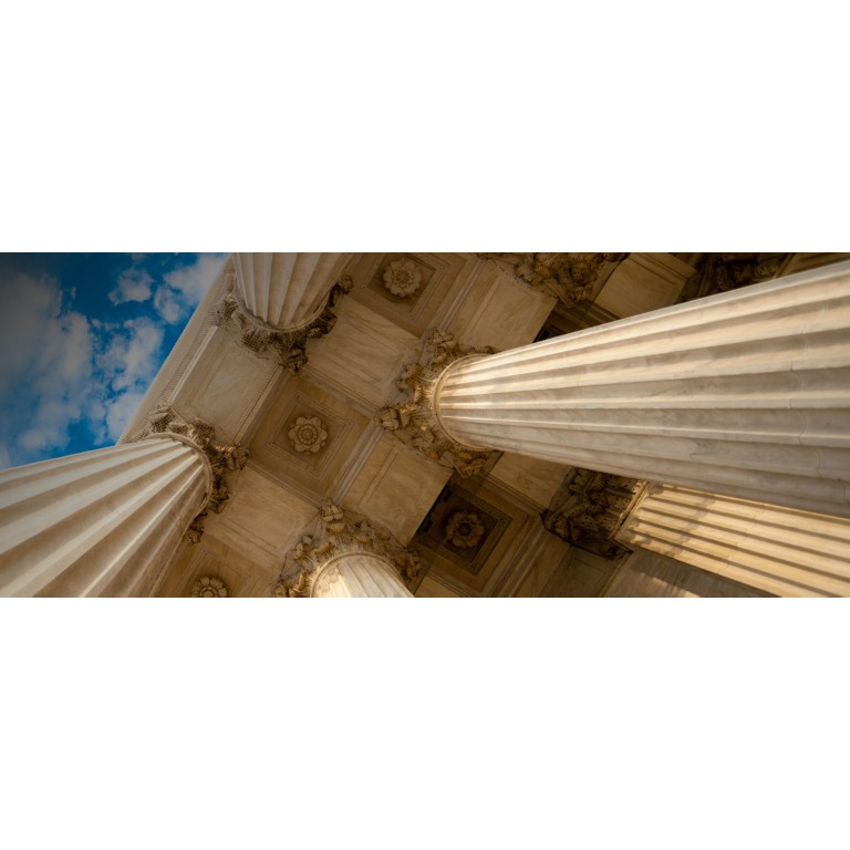 Courthouse pillars