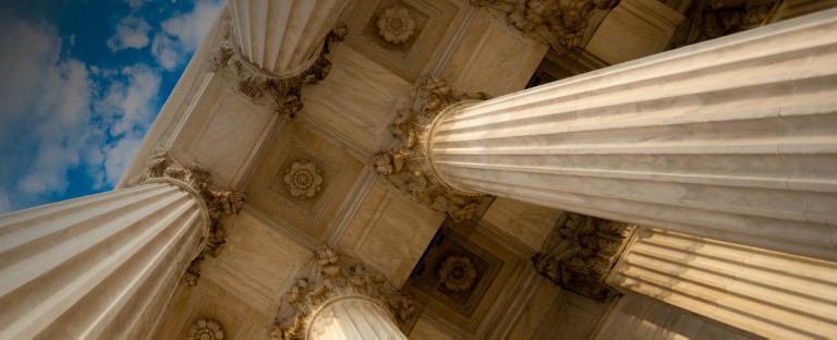 Courthouse pillars