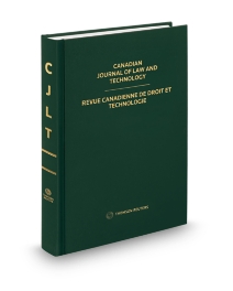Canadian Journal of Law and Technology