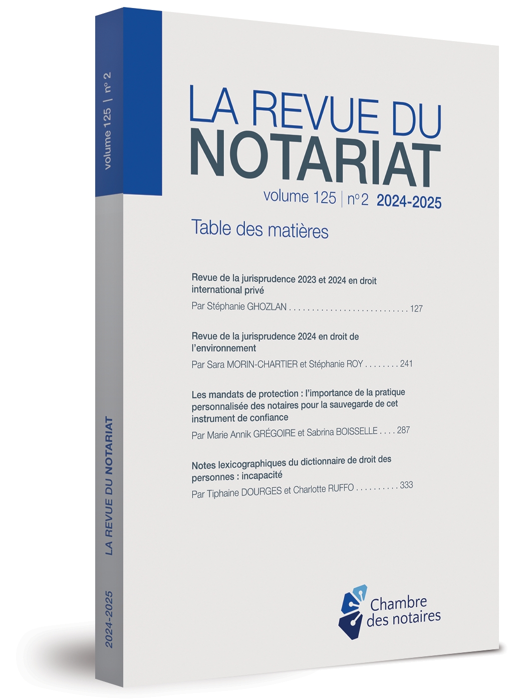 couverture de La revue du notariat