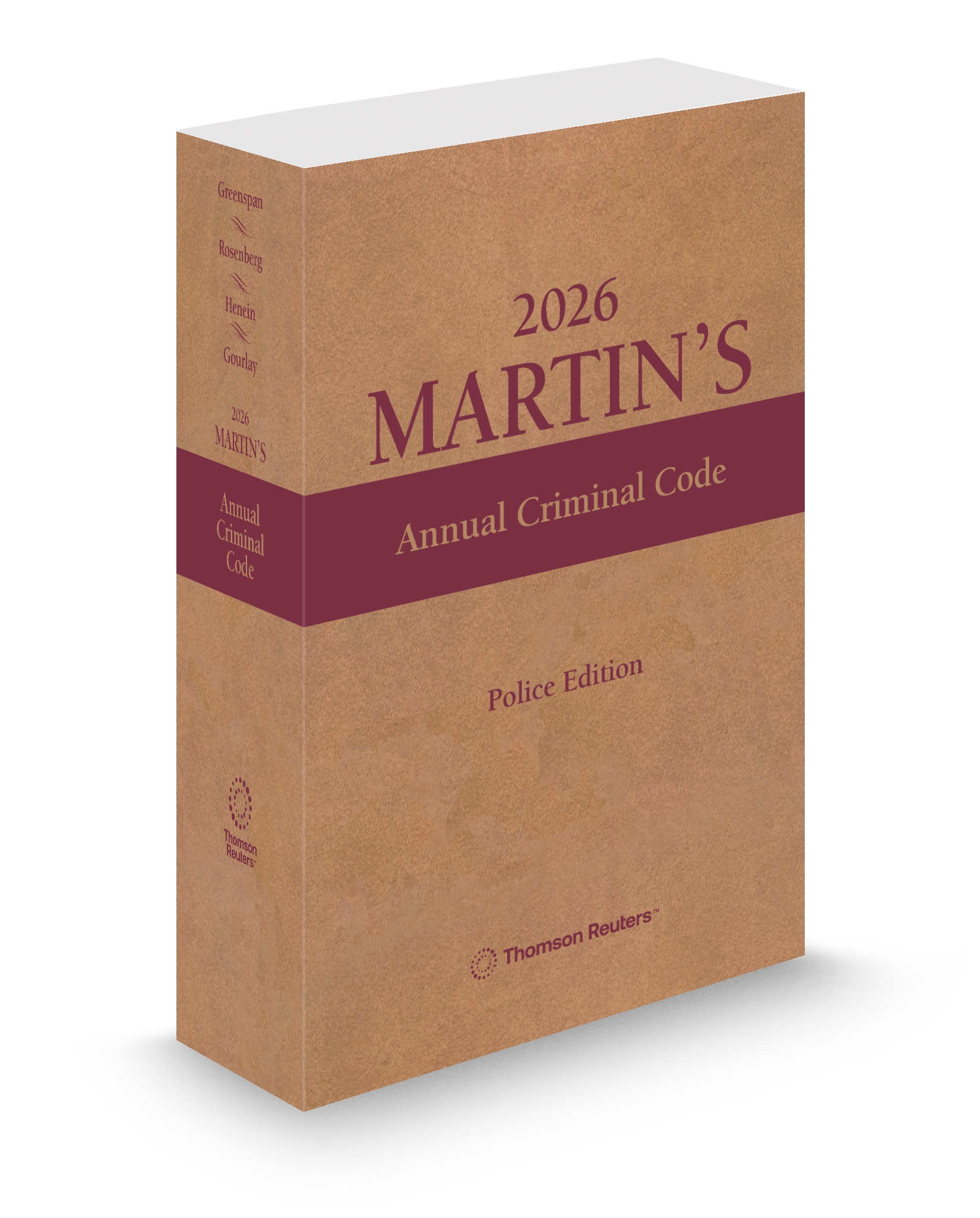 Martin's Annual Criminal Code 2026 Edition - Police Edition