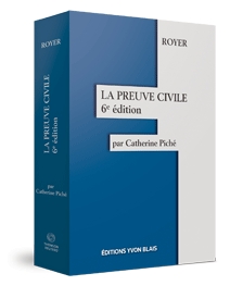 Couverture La preuve civile, 6e edition