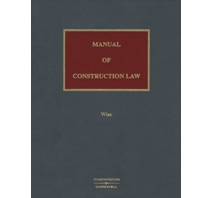 Manual of Construction Law