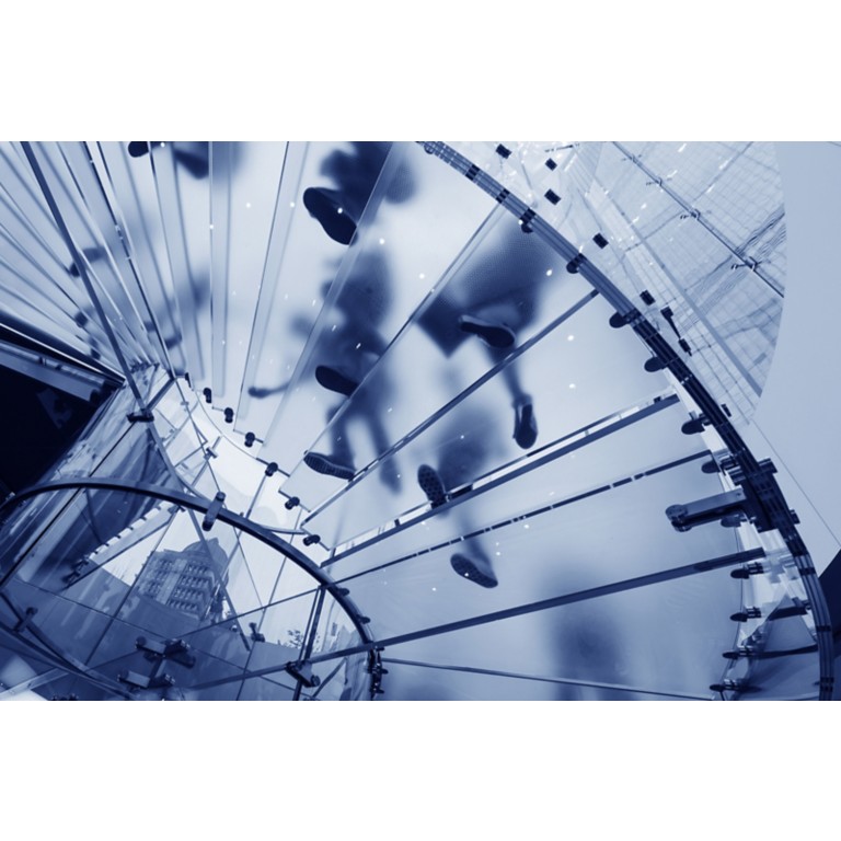 modern-glass-staircase-silhouette-walking-people