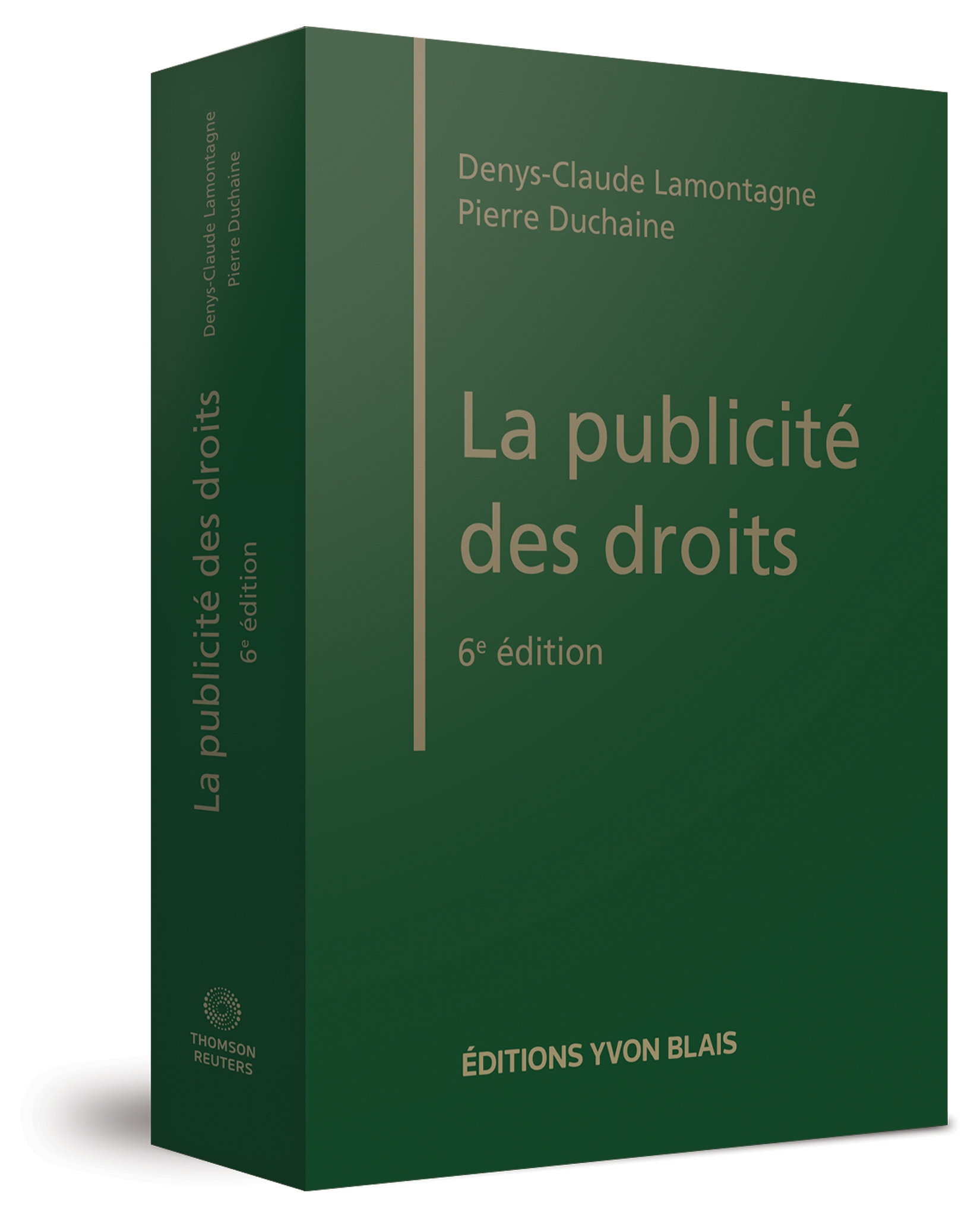 La publicité des droits, 6e édition