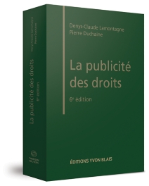 La publicité des droits, 6e édition