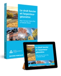Couverture Le droit foncier et l'arpenteur-geometre