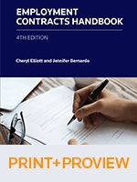 Cover of Employment Contracts Handbook, Fourth Edition, Print and ProView eBook