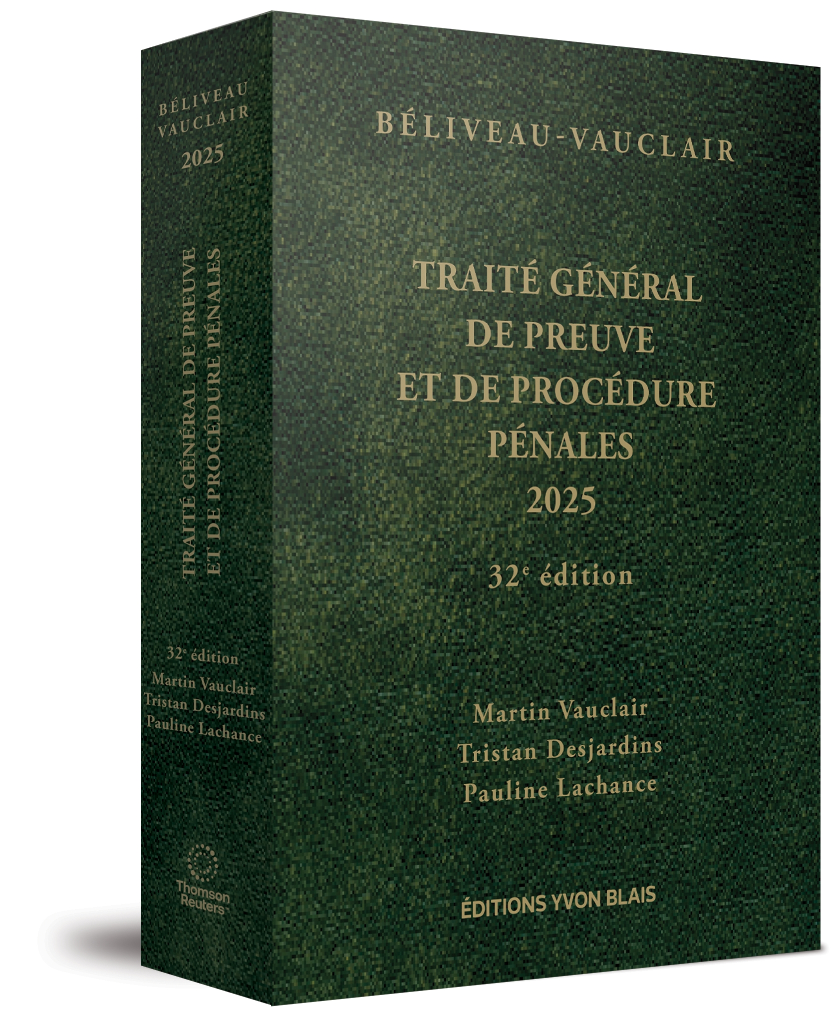 couverture de Traité général de preuve et de procédure pénales 2025, 32e édition
