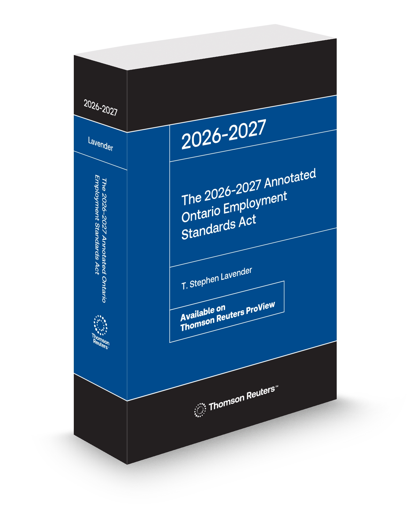 Cover of The 2026-2027 Annotated Ontario Employment Standards Act