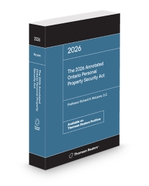 The 2026 Annotated Ontario Personal Property Security Act