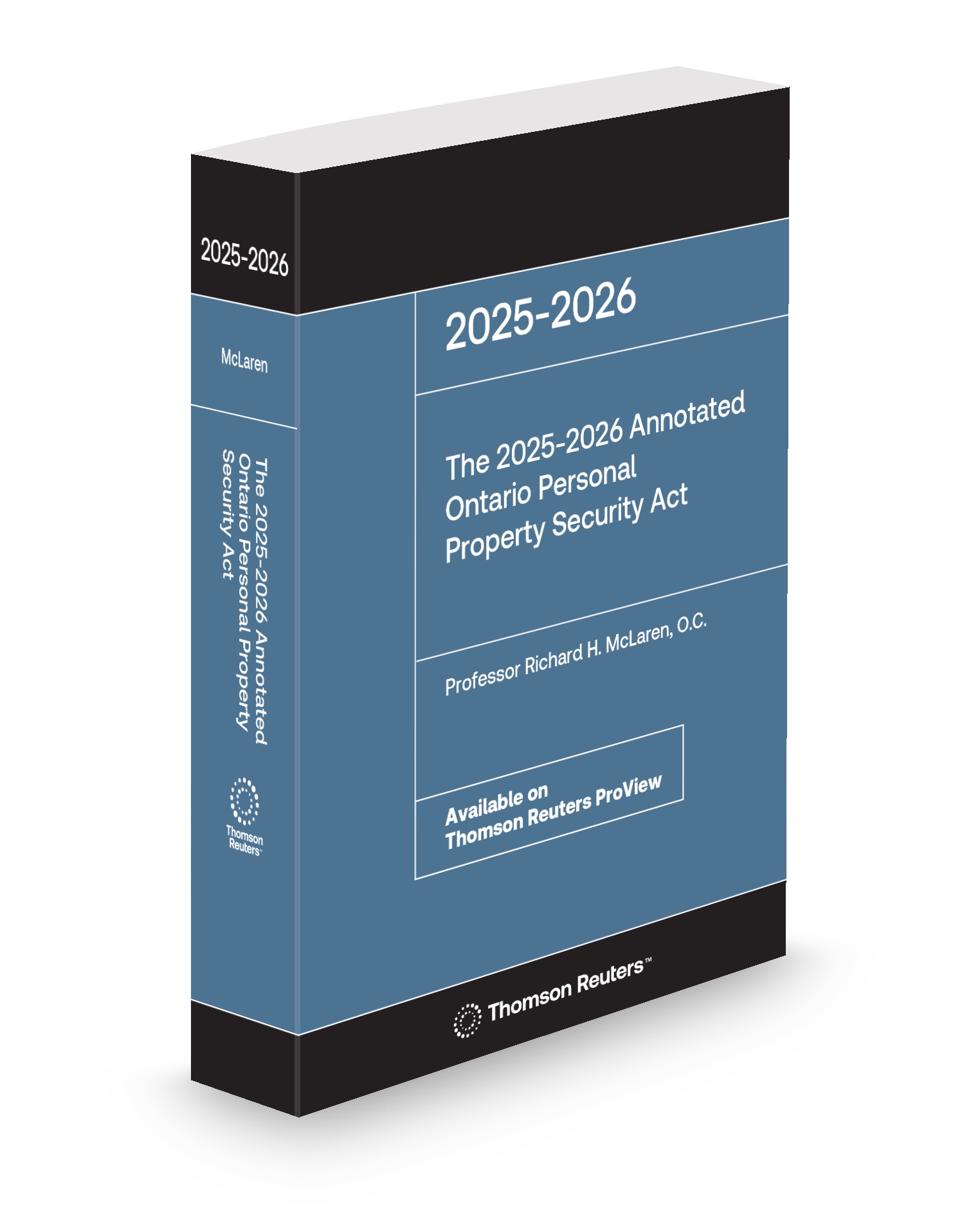 Cover of The 2025-2026 Annotated Ontario Personal Property Security Act