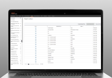 ONESOURCE Denied Party Screening screenshot