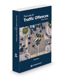 The Law of Traffic Offences, Fifth Edition