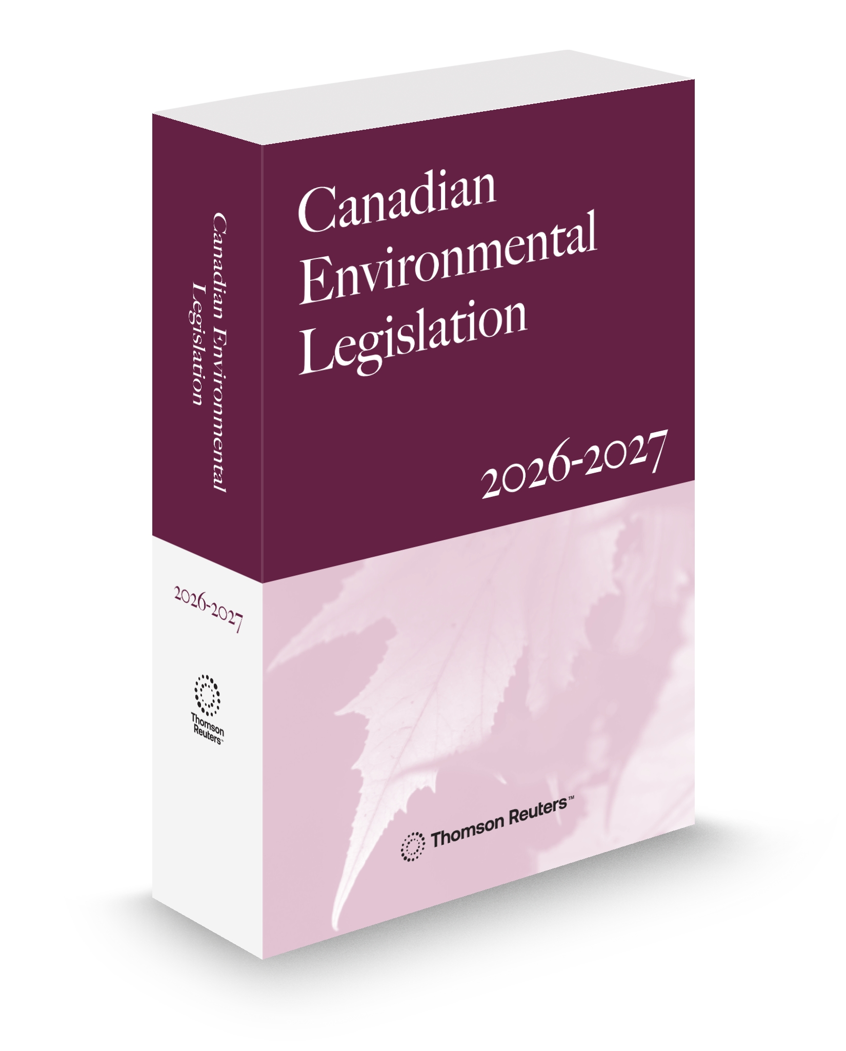 Cover of Canadian Environmental Legislation 2026-2027