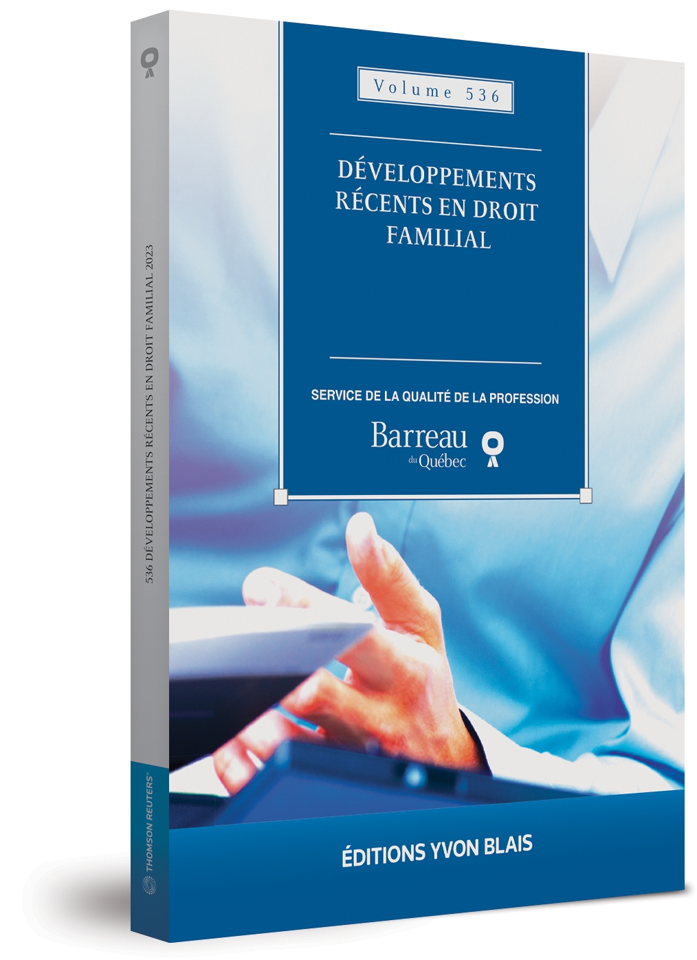 Couverture de Développements récents en droit familial, volume 536 (2023)