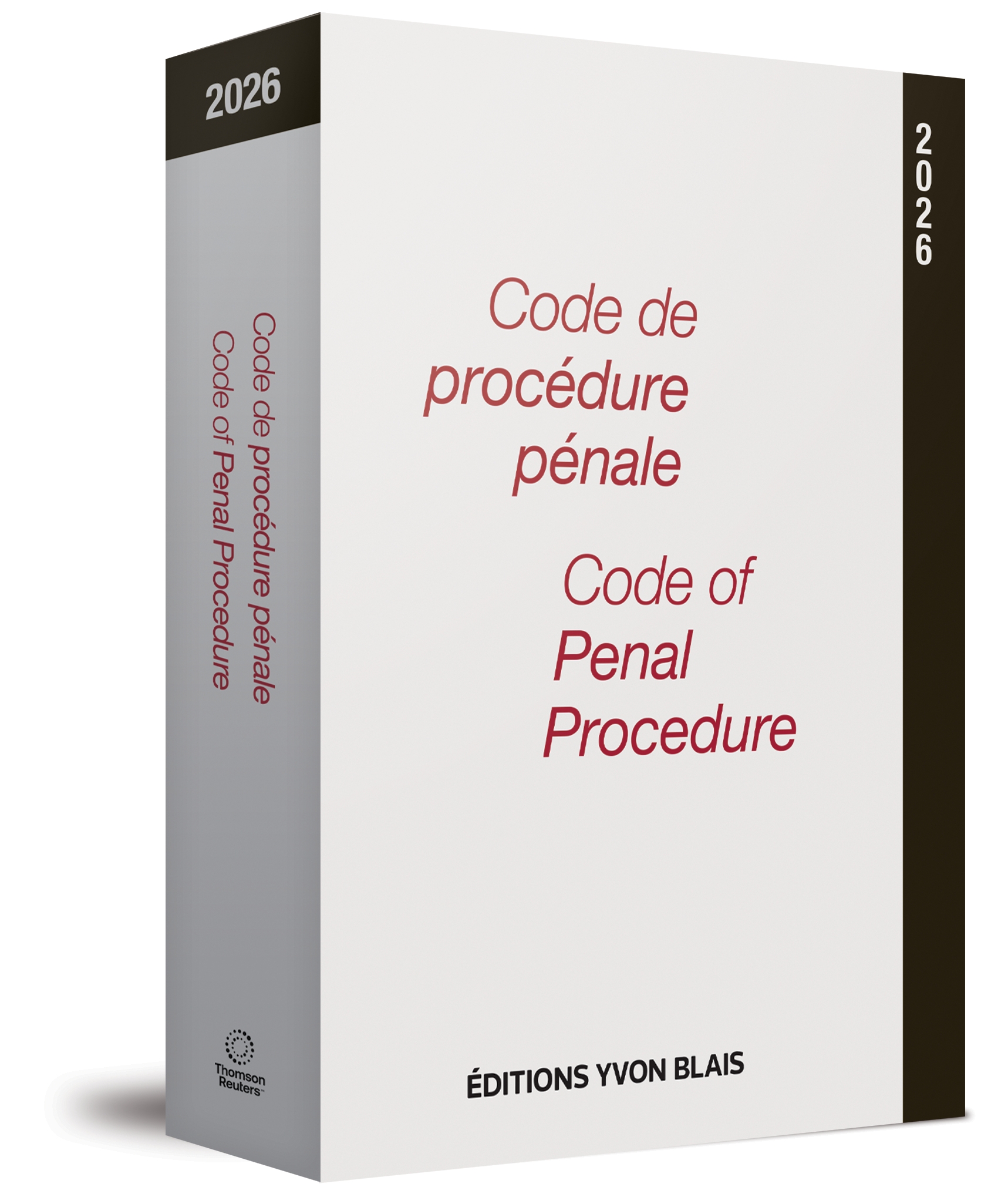 couverture de Code de procédure pénale 2026 / Code of Penal Procedure 2026