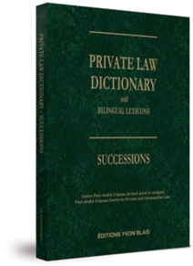 Private Law Dictionary and Bilingual Lexicons - Successions