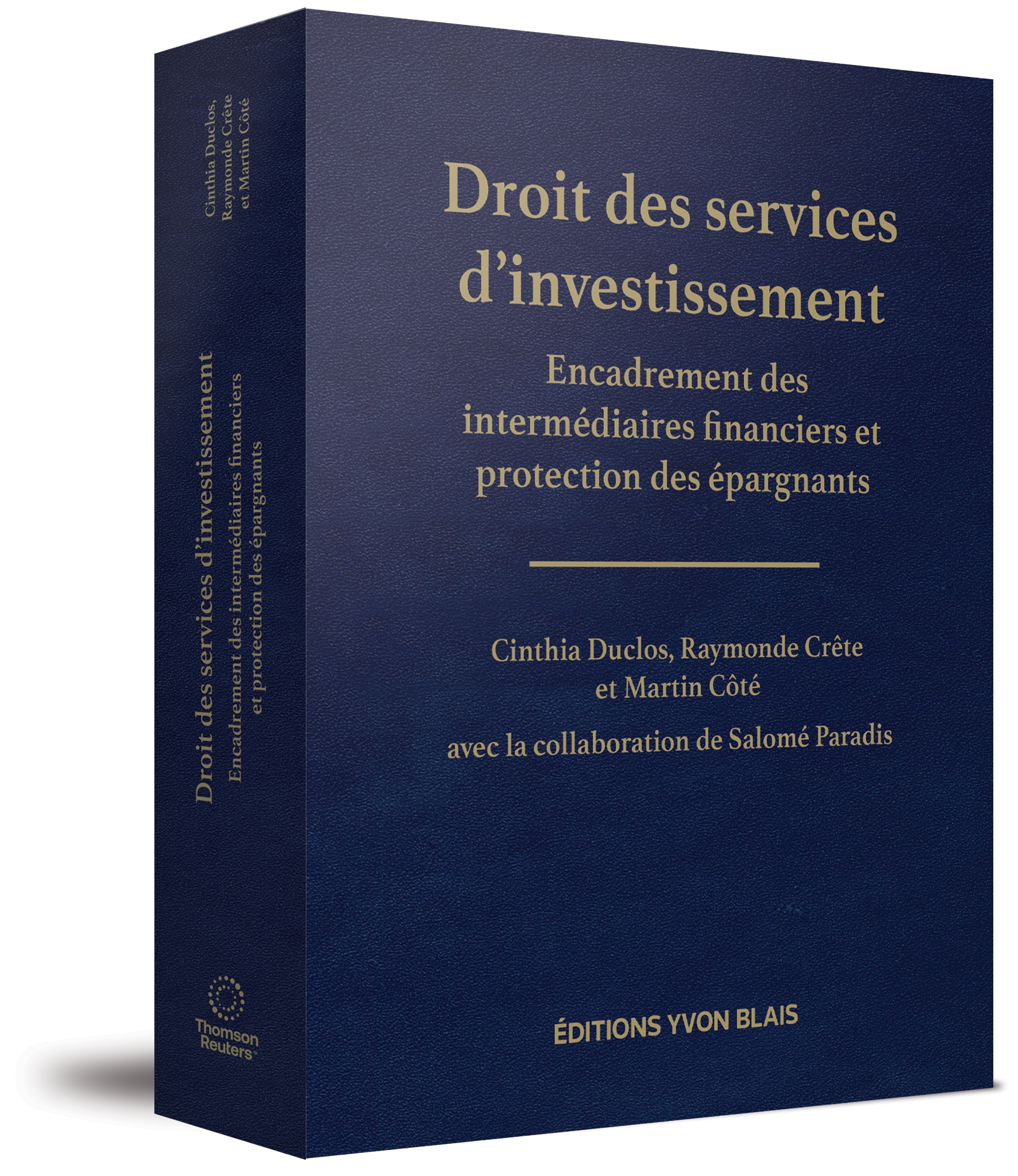 couverture de Droit des services d'investissement