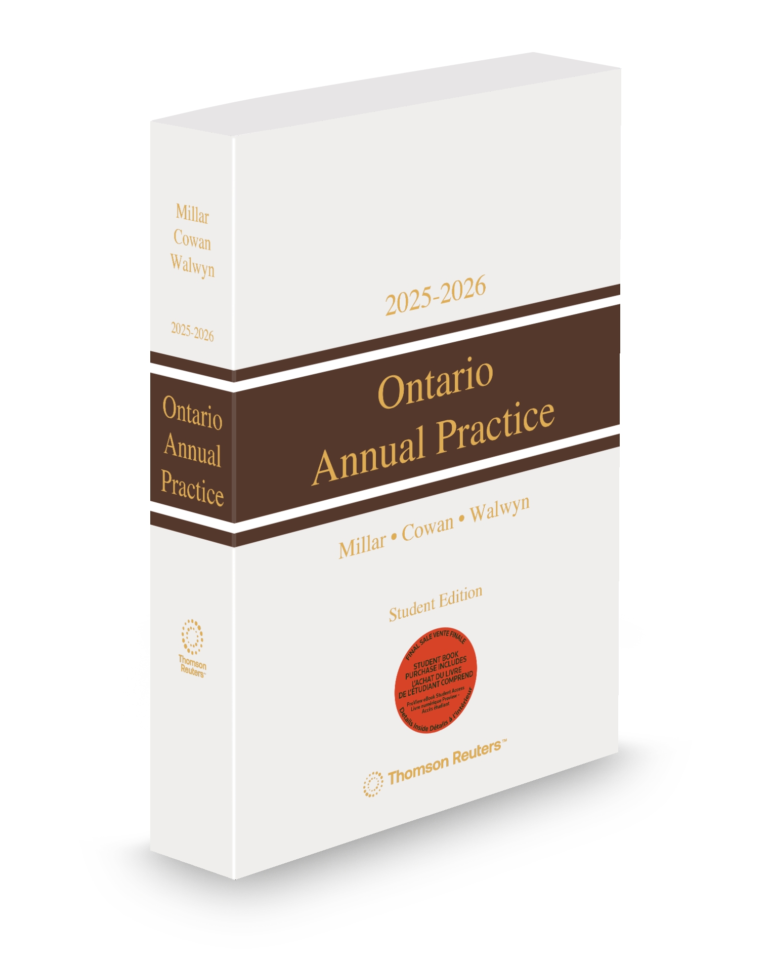 Ontario Annual Practice 2025-2026 Student Edition