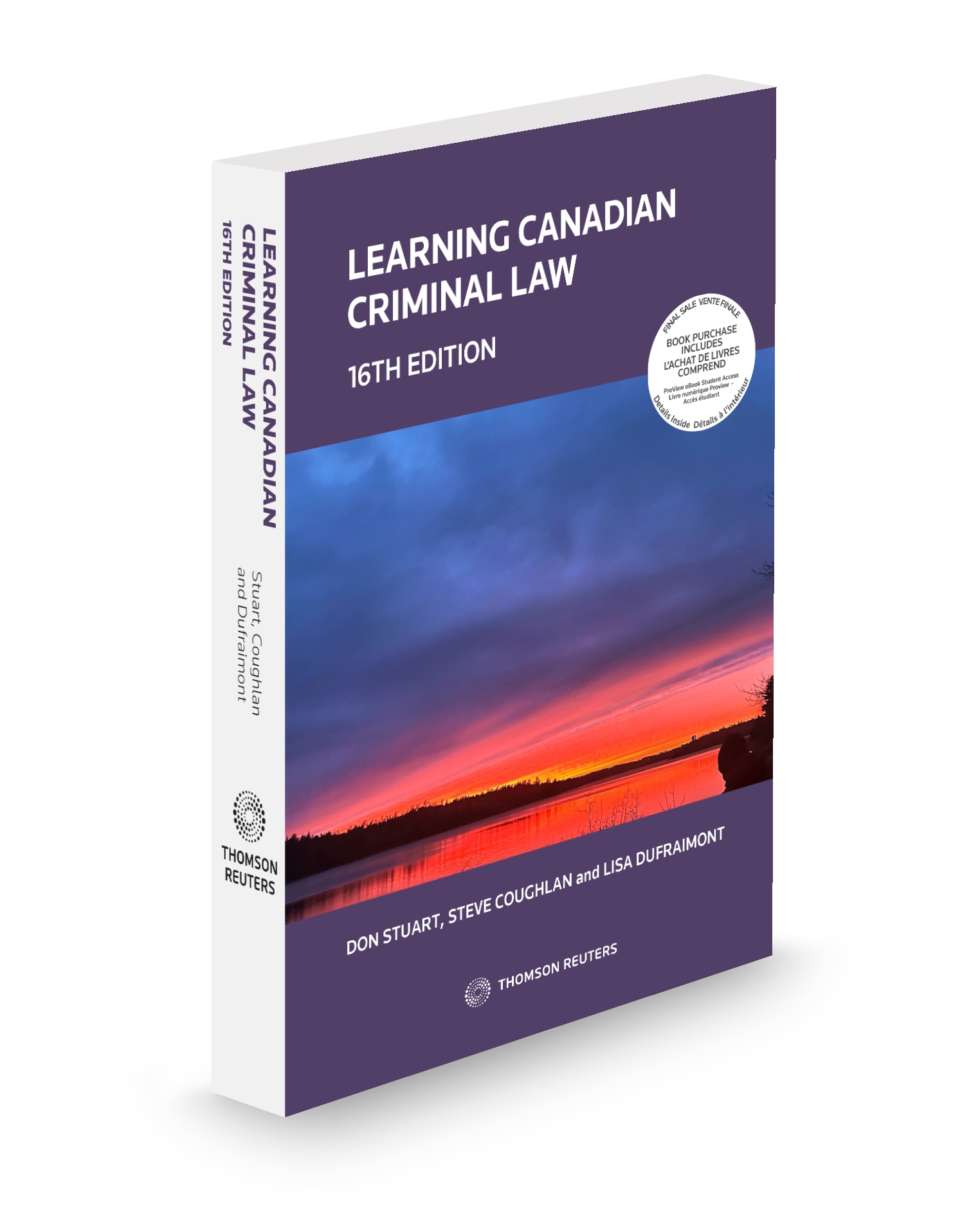 STUART & COUGHLAN LEARNING CANADIAN CRIMINAL LAW 16TH EDITION STUDENT PROVIEW EDITION