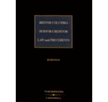 British Columbia Debtor - Creditor Law and Precedents
