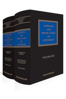 Copinger and Skone James on Copyright, 19th Edition